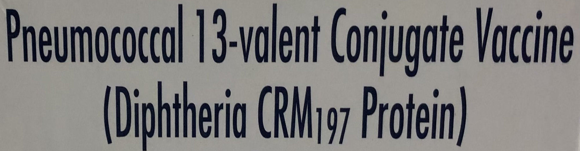 pneumococcal 13-valent conjugate vaccine